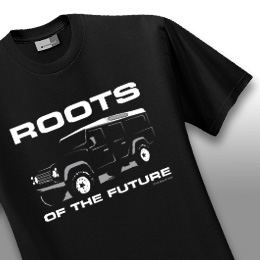 Land Rover TShirt Roots of the future